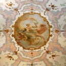 “La Nascita di Venere”, olio a muro sul soffitto del boudoir realizzato da Giuseppe Ferrari nel 1752.