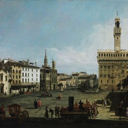 Bernardo Bellotto Piazza della Signoria, Firenze, 1742 ca.
