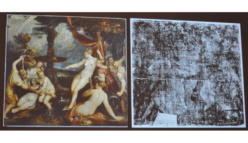 6 - Bottega di Tiziano, Diana e Callisto 1566 (confronto).