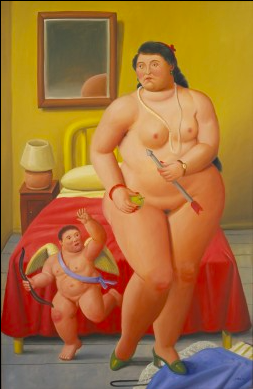 Botero, Venere e Cupido, 2007.